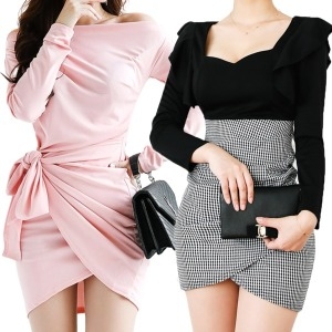 퍼스트클로 섹시원피스 클럽의상 홀복 미니 파티복 하객룩 외