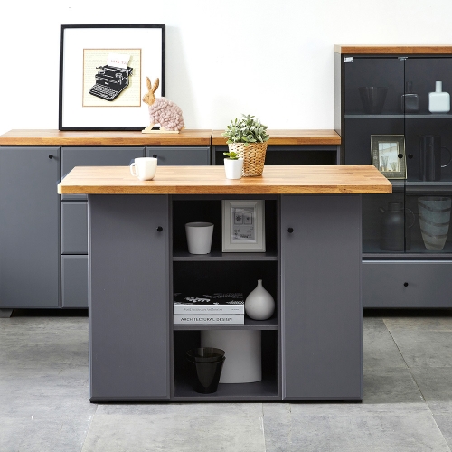 가구데코 비조우 수납형 아일랜드 홈바 JD2231