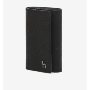 헤지스 ACC HJWA1F566 블랙 로고패턴 소가죽 키홀더