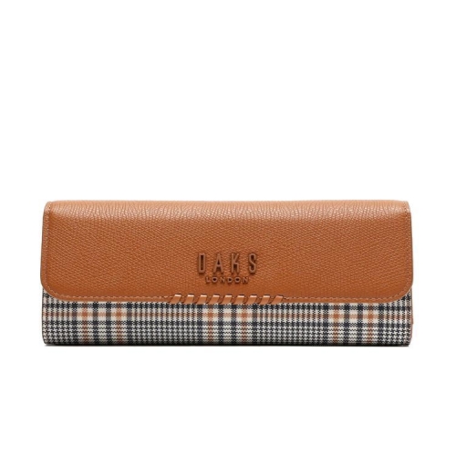 닥스 여성 체크 배색 장지갑_DCWA2F621W2