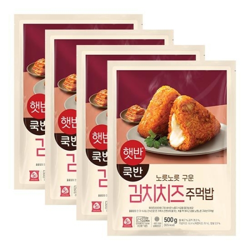 CJ제일제당  햇반 쿡반 김치치즈 주먹밥 100g