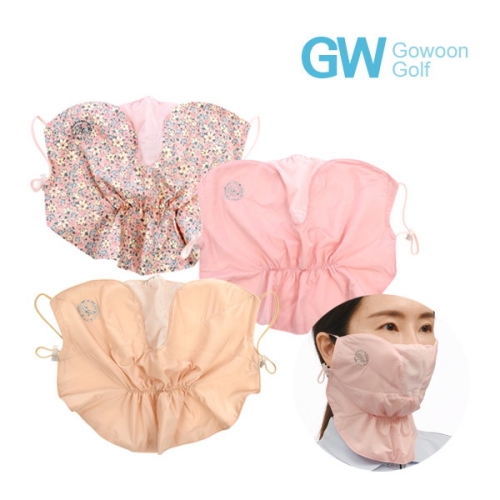 골프웰 고운골프 여성 UV차단 코 망사 골프마스크 GMIAC4