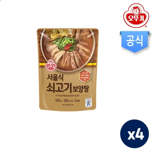 오뚜기  서울식 쇠고기 보양탕 500g [4개]