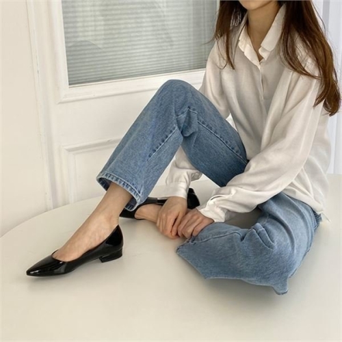 모노바비 메이크 데일리 에나멜 플랫슈즈