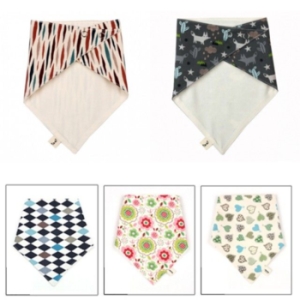 무루 국내제작 순면 스카프빕 오가닉면 턱받이 코튼