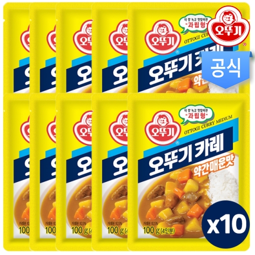 오뚜기  카레 약간 매운맛 100g