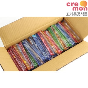 끄레몽에프앤비  쥬시스트로우 과일맛 x 300개입 1박스 벌크