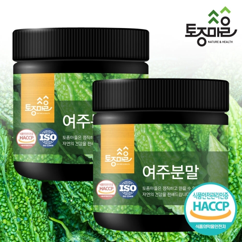 토종마을 토종마을 HACCP인증 국산 여주분말 150g X 2통