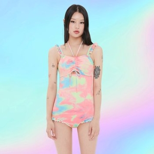 로라로라  TIE DYE ONEPIECE SWIMSUIT (OP-21371)
