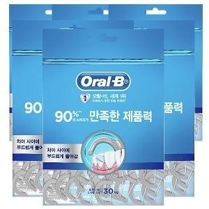 브라운 오랄비 C형 치실 [6팩]