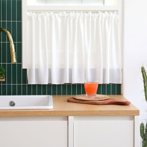 윈도우드레스 차르르 쉬폰 바란스커튼