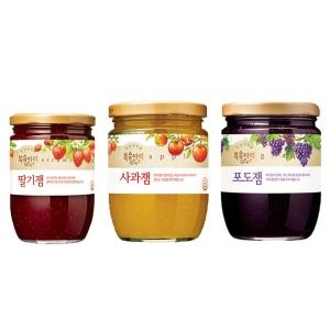 복음자리 딸기잼 500g + 포도잼 620g + 사과잼 620g