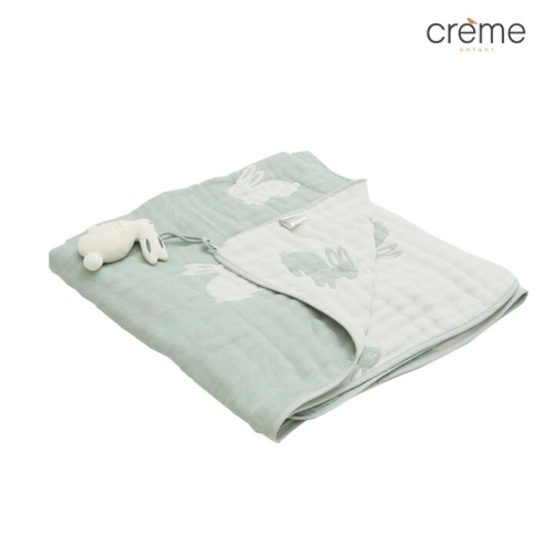 리틀아카이브 크레므앙팡 치포 오가닉 6중직 거즈 블랭킷 BS 100X140 +네임택