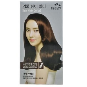 코스모스 소망 꽃을든남자 먹물 헤어 칼라크림  N4 자연흑갈색