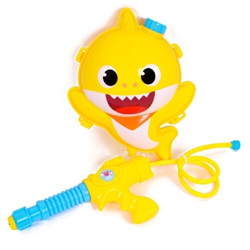 핑크퐁 아기상어 배낭물총