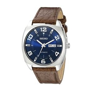 세이코 남성 오토메틱 셀프와인드 브라운 레더_SNKN37