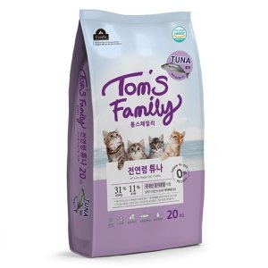 톰스패밀리 전연령 튜나 고양이사료 20kg