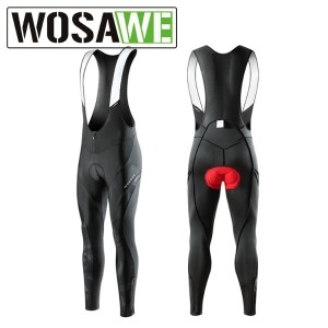 MIB 2XL WOSAWE 3D 젤 패드 9부 빕 바지 BO156