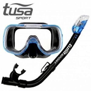 150그램 TUSA 어린이용 스노클 마스크 세트 BKFB 물놀이용품 투사마스크 아동용스노쿨링 83654