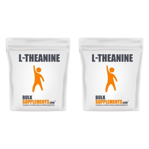 BulkSupplements 벌크서플리먼트 L-Theanine 엘테아닌 파우더 분말 1.76oz 50g 2팩