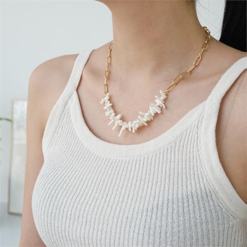 이쁜 산호 체인 목걸이 7142520