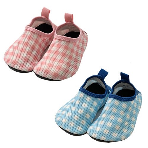 아쿠아슈즈 돌 아기 유아동 1세 2살 3살 센스만점 물놀이 신발 체크 버전