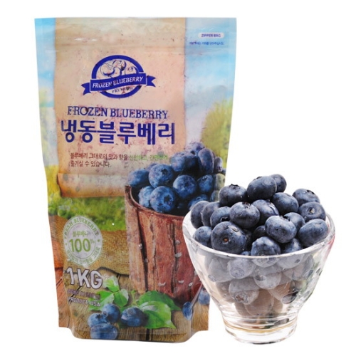 우양냉동식품  뉴뜨레 냉동 블루베리 1kg