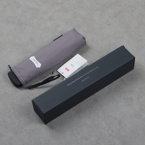 PARACHASE 파라체이스 초경량 3단 우산 비비드플랫 슬림 사각 3226 그레이