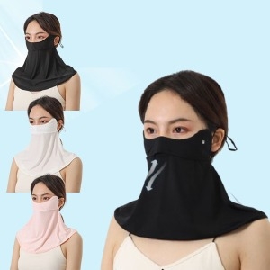 찍찍이 UV 자외선 햇빛 차단 쿨링 마스크 넥워머 두건