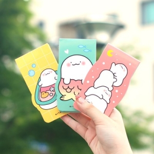 소원콘텐츠  익명이 캐릭터 스텐딩 점착 메모지