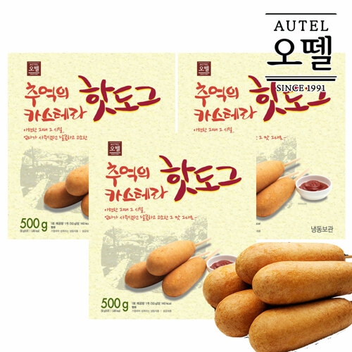 오뗄  추억의 카스테라 핫도그 500g