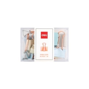 델리  파스텔골드 더블클립 2.5x4.5cm