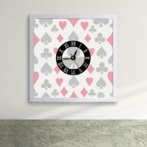 꾸밈  cx070 심플 트럼프 액자시계