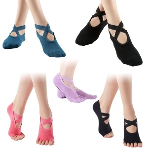 리본  논슬립 토삭스 필라테스 헬스 스포츠 발가락 요가양말 삭스 미끄럼방지 양말