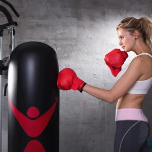 아이예스 오엠티 가정용 스탠딩 샌드백 어린이 복싱 펌프포함 성인용 오뚜기 홈트 헬스 실내 운동기구 OSE-SB160