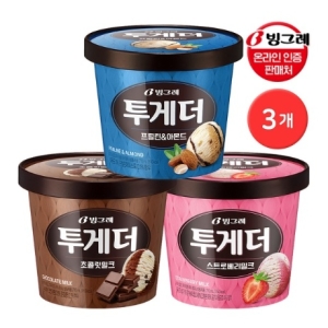 빙그레 투게더 흑임자 710ml [3개]