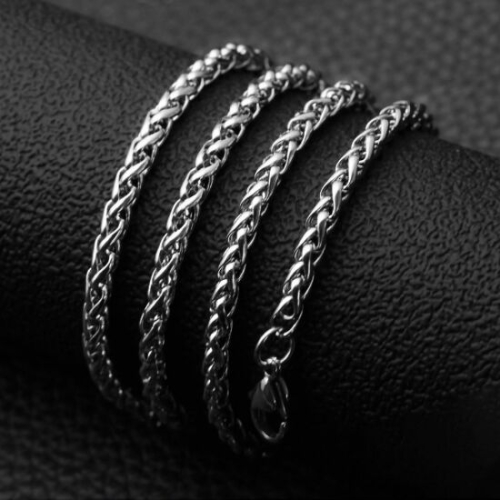 쿠디 써지컬스틸 드레곤본 용골 체인목걸이 4mm W8EB4B3 W8EB4B3