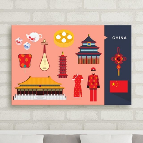 꾸밈  아트박스 ct311-세계탐방_아시아_멕시코_이집트_중형노프레임