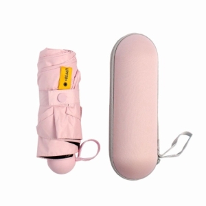 비상용 소형 장마철 필수 5단양산 우산 핑크