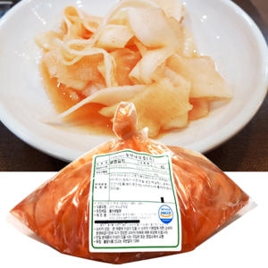 국산재료 냉면무 무김치 1kg