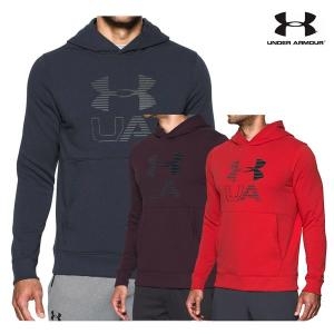 언더아머  1299143 남성 스레드본 플리스 그래픽 후디