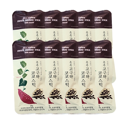 한울푸드 촉촉 고구마 코코스틱 20g [10개] - 에누리 가격비교