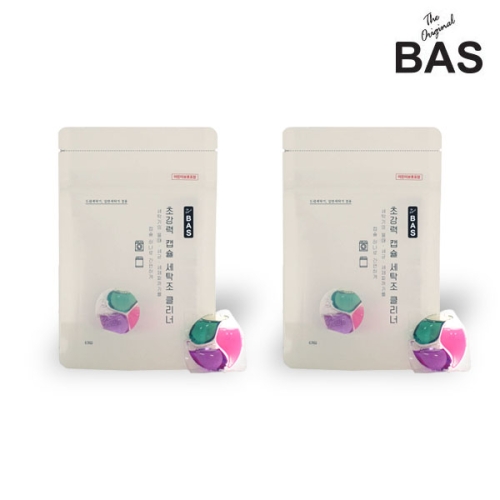 바스 BAS 캡슐 세탁조 클리너 6개입