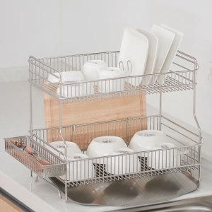 에넥스원 퀸 올스텐 스텐드 식기건조대 2단 세로형