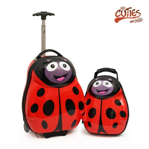 폴카 무당벌레 SET 유아백팩 유아가방 유아캐리어 여행캐리어 해외여행준비물  _