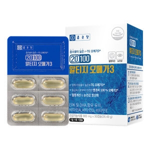 종근당건강 20100 알티지 오메가3 883mg 30캡슐