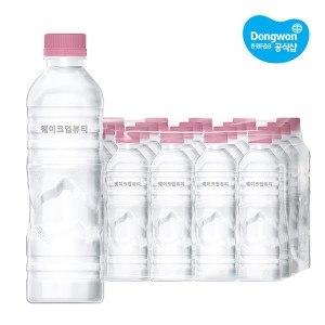 동원F&B 동원샘물 웨이크업 뷰티 무라벨 500ml