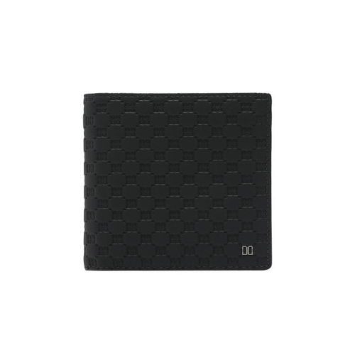 닥스 남성 LOUIS DD 경판 로고 매트 가죽 중지갑_DBWA1E362BK