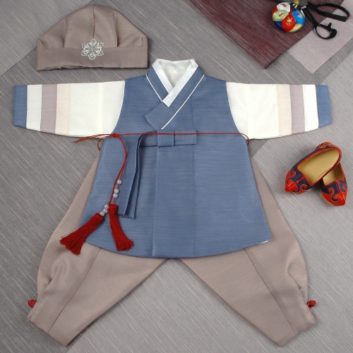 럭셔리한복 122.은설동청색 남 _아동한복,돌한복,남아한복