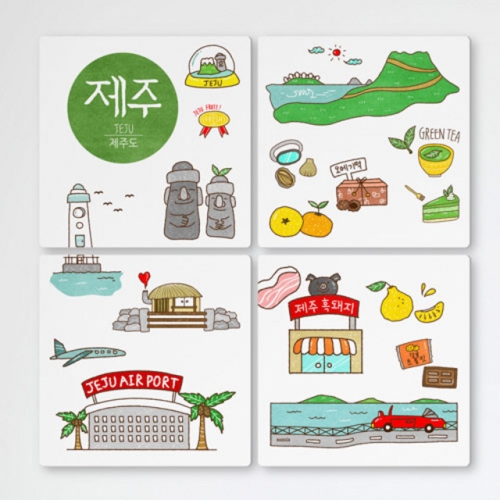 꾸밈  cf463-멀티액자_제주도